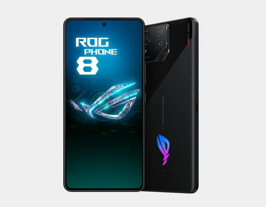 Release your gaming potential with the ASUS ROG Phone 8 AI2401 Dual-SIM 256GB 16GB Phantom Black - where crude power meets smooth plan for an unmatched gaming experience.