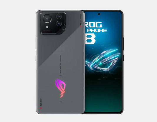 Experience unmatched gaming power in a hurry with the ASUS ROG Phone 8 AI2401 Dual-SIM 256GB 16GB Rebel Gray : where state of the art innovation meets smooth plan in the center of your hand.