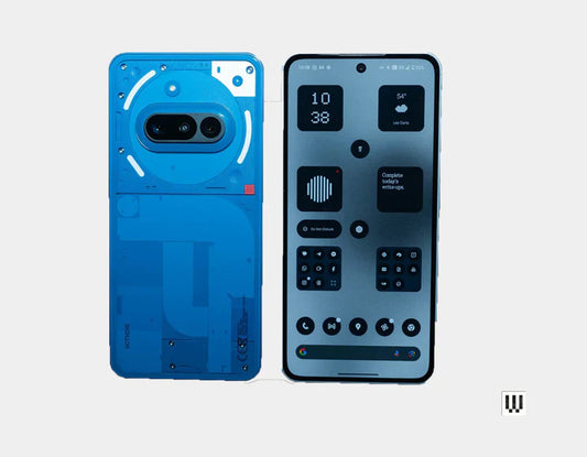 The Nothing Phone 3a 5G Dual SIM 256GB 12GB Blue will stand out thanks to its elegant blue style, strong 12GB RAM, and 256GB storage for flawless operation.