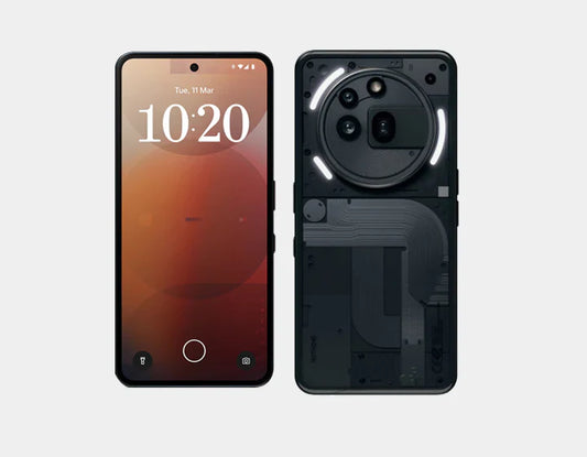The Nothing Phone 3a Pro 5G Dual SIM 256GB 12GB Black, which has a periscope 3× telephoto camera and a Snapdragon 7s Gen 3 processor, offers premium features to the mid-range price category.