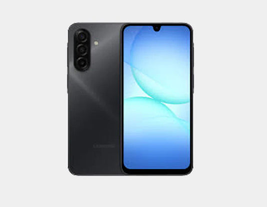 The Samsung Galaxy A17 4G A175F Dual SIM 128GB 6GB Black offers power, style, and dependability with its gorgeous 6.7-inch Super AMOLED 90 Hz display, 50 MP OIS camera, and all-day 5000 mAh battery in a sleek Black design.