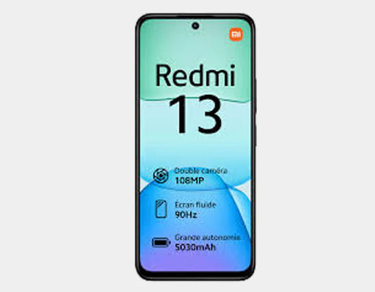 Xiaomi Redmi 13 4G Dual SIM 256GB ROM 8GB RAM GSM Unlocked - Black