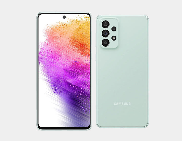 Samsung Galaxy A73 5G A736B 128GB 8GB RAM Dual SIM GSM Unlocked – Awesome Mint