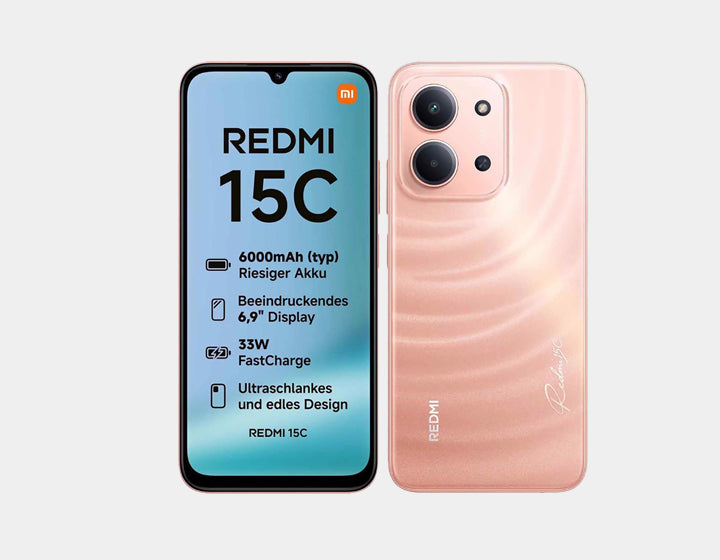 XIAOMI Redmi 15C 4G 128GB ROM 4GB RAM Dual SIM GSM Unlocked - Orange