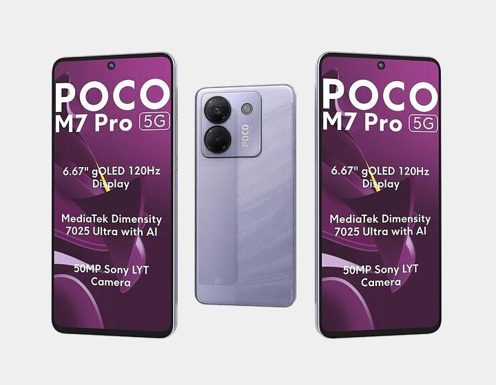 Xiaomi Poco M7 Pro 5G Dual SIM 256GB ROM 8GB RAM GSM Unlocked -Purple