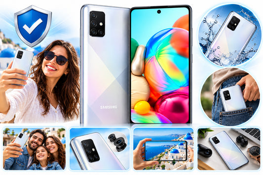 Samsung A71 A715F Dual SIM 128GB/8GB GSM Factory Unlocked - Silver