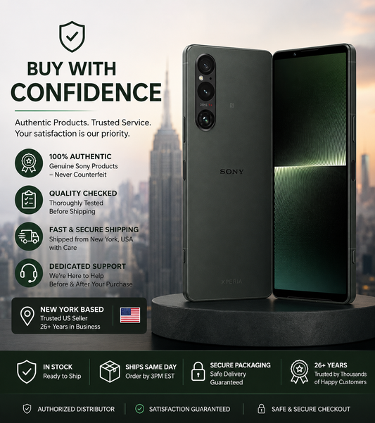 Sony Xperia 1 V 5G XQ-DQ72 Dual SIM 256GB ROM 12GB RAM GSM Unlocked – Green