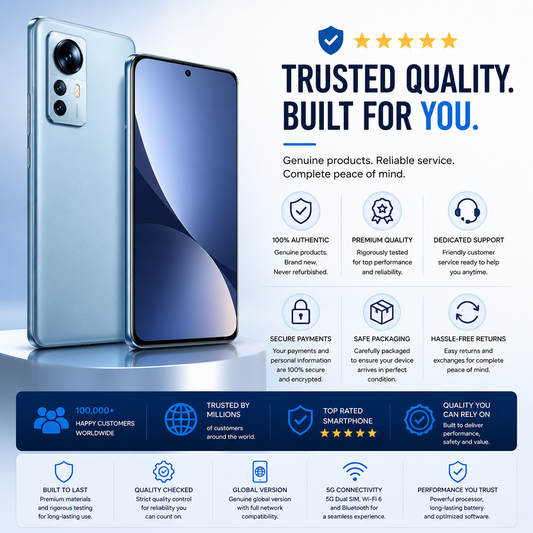 Xiaomi 12 5G Dual SIM 256GB ROM 12GB RAM GSM Unlocked - Blue