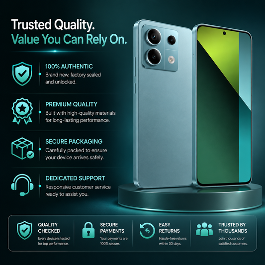 Xiaomi Redmi Note 13 PRO 5G 512GB ROM 12GB RAM Dual SIM GSM Unlocked - Ocean Teal
