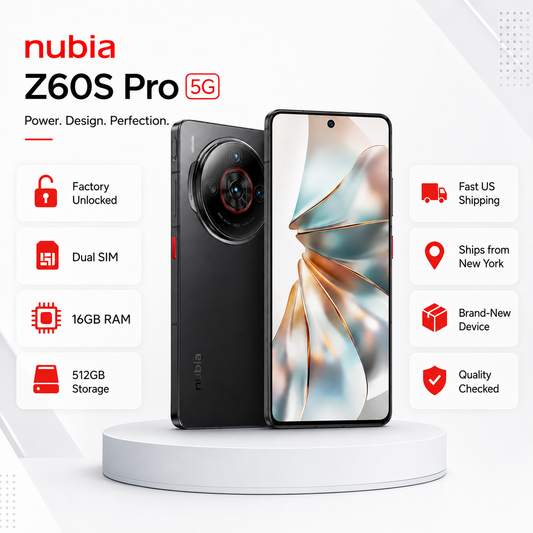 Black smartphone with front curved screen and rear camera module
