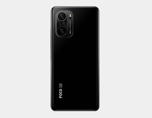 Xiaomi Poco F3 5G smartphone in Night Black with 256GB storage and 8GB RAM, GSM unlocked, dual SIM card slots.