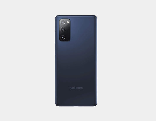Samsung Galaxy S20 FE G780F smartphone in Cloud Navy with 128GB storage and 6GB RAM, dual SIM, GSM unlocked, front view