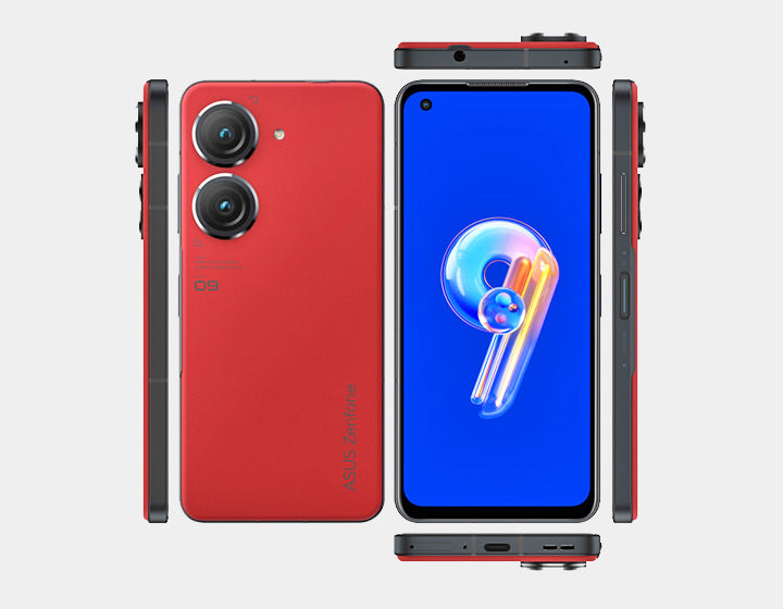 Asus Zenfone 9 AI2202 5G 128GB Dual SIM 8GB RAM GSM Unlocked - Red