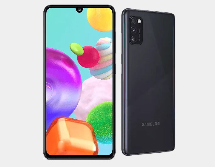 Samsung Galaxy A41 A415F-DSN 64GB 4GB RAM Dual SIM GSM unlocked -Prism Crush Black