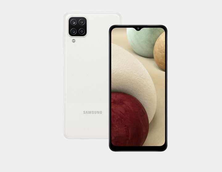 Samsung Galaxy A12 A127M 64GB 4GB RAM Dual SIM, GSM Unlocked - White