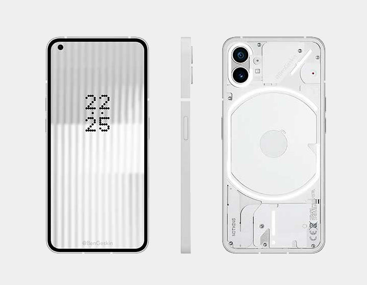Nothing Phone1 5G Dual SIM 256GB 8GB RAM GSM Unlocked – White