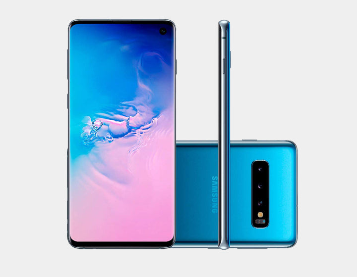 Samsung Galaxy S10 SM-G973F/DS 128GB+8GB Dual SIM GSM Unlocked - Prism Blue