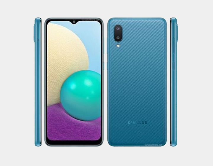 Samsung Galaxy A02 A022F/DS Dual Sim LTE 32GB, 3GB RAM GSM Unlocked - Blue
