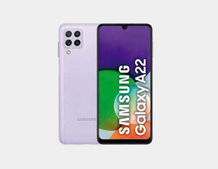 Samsung Galaxy A22 4G A225F LTE 128GB 6GB RAM Dual Sim GSM Unlocked - Violet