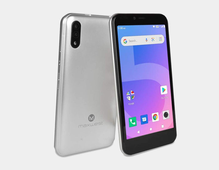 Maxwest Nitro 5P 8GB ROM 1GB RAM Dual sim 4G GSM Unlocked Silver
