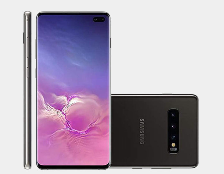 Samsung Galaxy S10+ SM-G975F/DS 512GB+8GB Dual SIM Factory Unlocked (Ceramic Black)