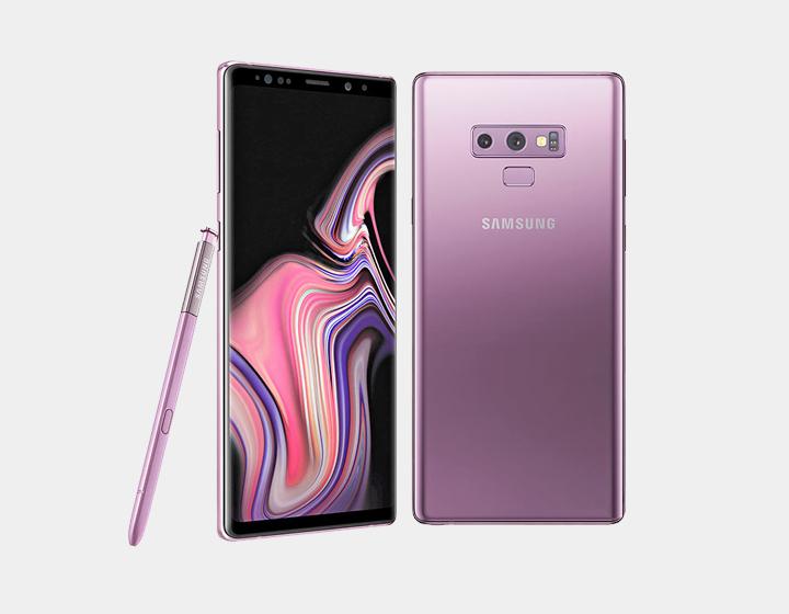 Samsung Note 9 N960F/DS Dual SIM 128GB/6GB GSM Factory Unlocked - Lavender Purple