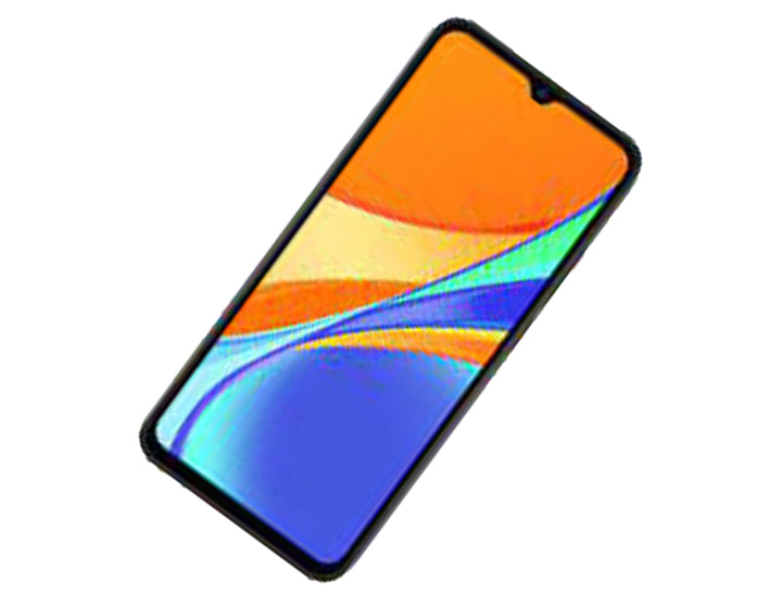 Xiaomi Redmi 9C smartphone in Midnight Grey with 3GB RAM and 64GB storage, GSM unlocked, front and back view.