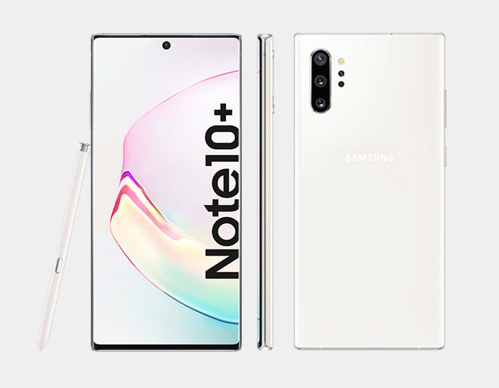 Samsung Galaxy Note 10+ N975F/DS 256GB, 12GB RAM,Dual SIM , Factory Unlocked - (Aura White)