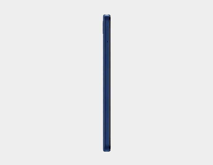 Samsung Galaxy A03 Core GSM unlocked smartphone in blue, dual SIM, 32GB storage, 2GB RAM, with a sleek mobile device design.