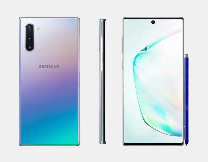 Samsung Galaxy Note 10+ N975F/DS 256GB, 12GB RAM,Dual SIM , Factory Unlocked - (Aura Glow)