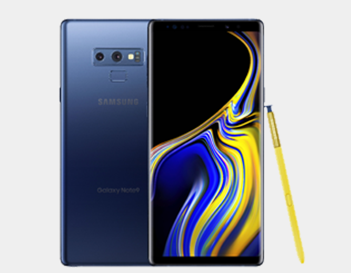 Samsung Note 9 N960F/DS Dual SIM 128GB/6GB GSM Factory Unlocked - Ocean Blue- MyWorldPhone.com