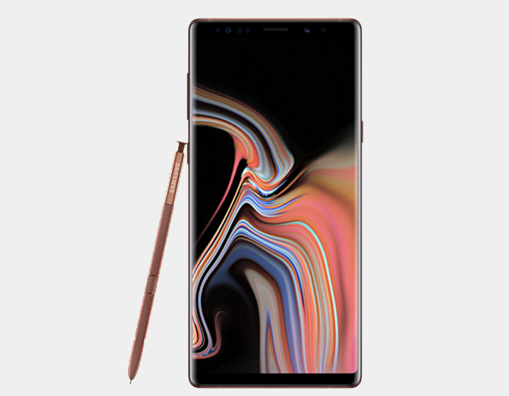 Samsung Note 9 N960F/DS Dual SIM 128GB/6GB GSM Factory Unlocked - Metallic Copper- MyWorldPhone.com