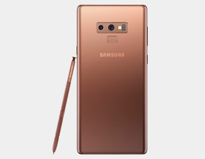 Samsung Note 9 N960F/DS Dual SIM 128GB/6GB GSM Factory Unlocked - Metallic Copper- MyWorldPhone.com