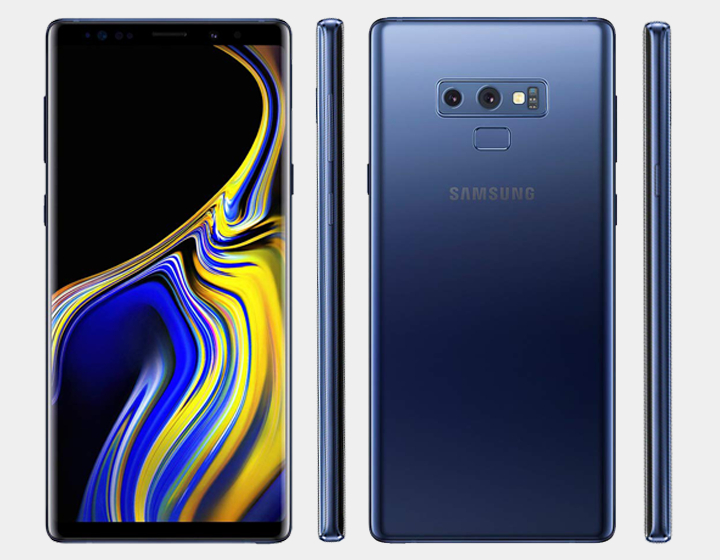 Samsung Note 9 N960F Dual SIM 512GB/8GB GSM Factory Unlocked - Ocean Blue- MyWorldPhone.com