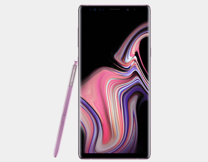 Samsung Note 9 N960F/DS Dual SIM 128GB/6GB GSM Factory Unlocked - Lavender Purple- MyWorldPhone.com