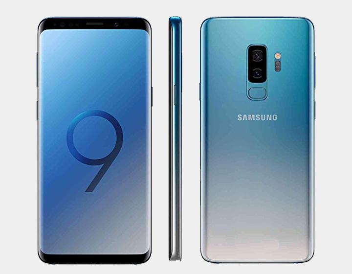 Samsung Galaxy S9+ 128GB DS G965F Factory Unlocked (Coral Blue)- MyWorldPhone.com