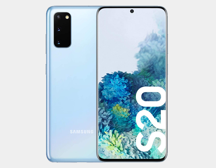 Samsung Galaxy S20 SM-G980F/DS 128GB+8GB Dual SIM Factory Unlocked - Cloud Blue