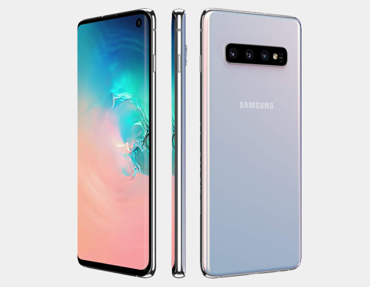 Samsung Galaxy S10 SM-G9730 128GB+8GB Dual SIM Factory Unlocked (Prism White)- MyWorldPhone.com