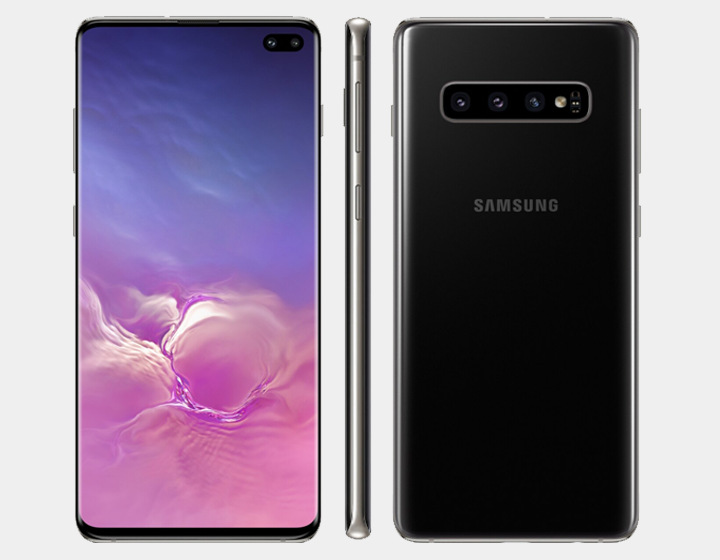 Samsung Galaxy S10+ SM-G975F/DS 512GB+8GB Dual SIM Factory Unlocked (Ceramic Black)- MyWorldPhone.com