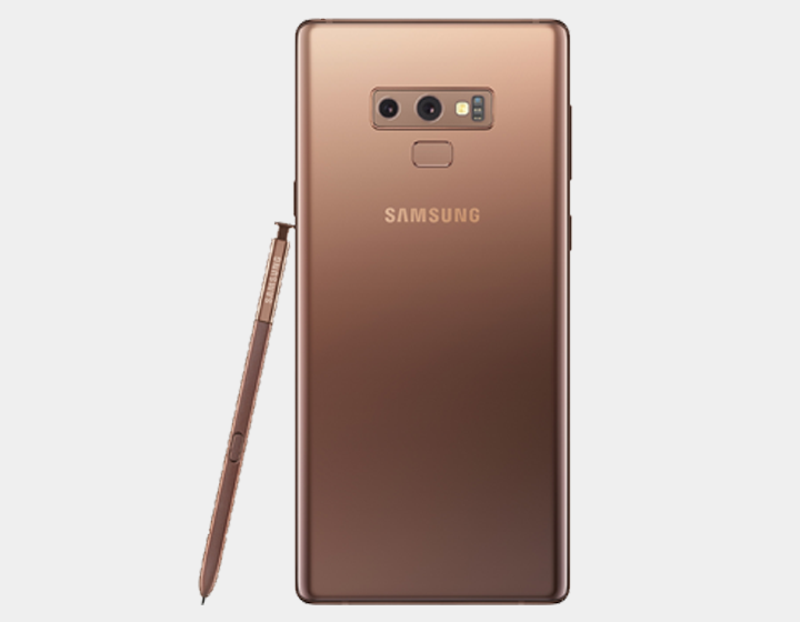 Samsung Note 9 N960F Dual SIM 512GB/8GB GSM Factory Unlocked - Metallic Copper- MyWorldPhone.com