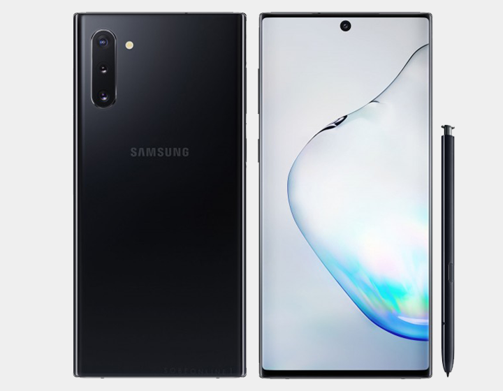 Samsung Galaxy Note 10 SM-N970F/DS 256GB 8GB RAM Factory Unlocked GSM - Aura Black- MyWorldPhone.com
