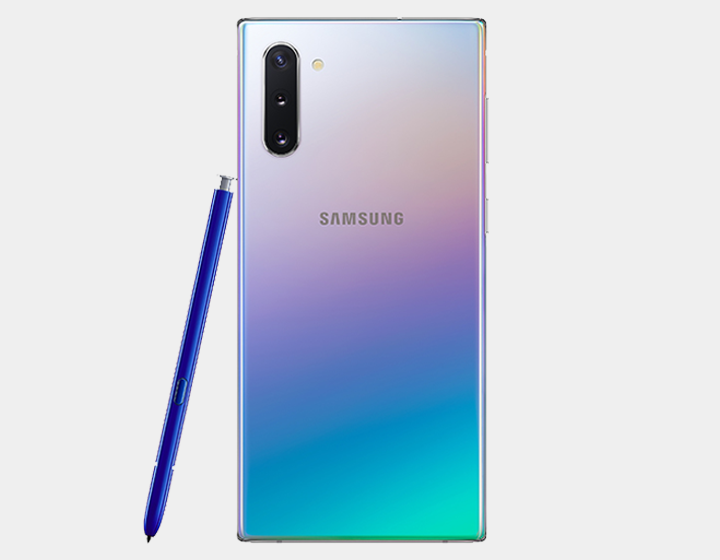 Samsung Galaxy Note 10 SM-N970F/DS 256GB 8GB RAM Factory Unlocked GSM - Aura Glow- MyWorldPhone.com