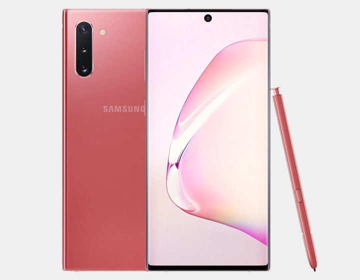 Samsung Galaxy Note 10 SM-N970F/DS 256GB 8GB RAM Factory Unlocked GSM - Aura Pink- MyWorldPhone.com