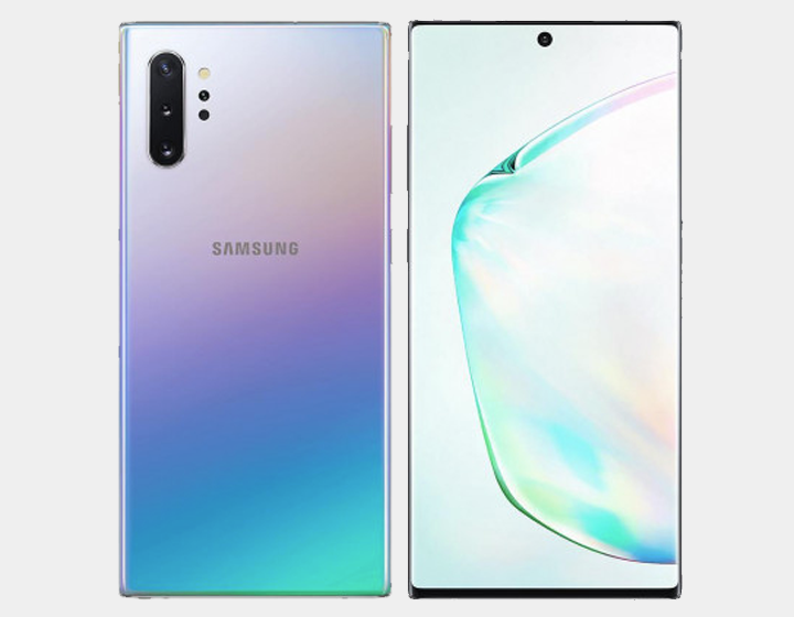 Samsung Galaxy Note 10+ N975F/DS 256GB, 12GB RAM,Dual SIM , Factory Unlocked -  (Aura Glow)- MyWorldPhone.com