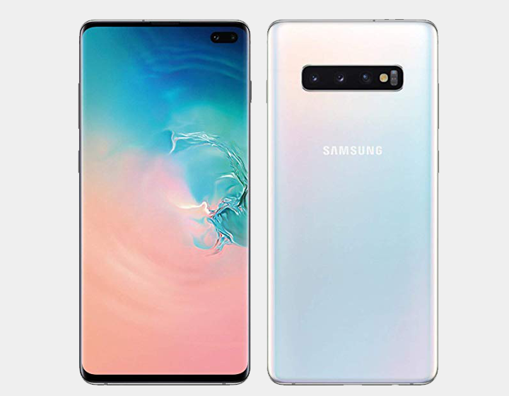 Samsung Galaxy S10+ SM-G975F/DS 128GB+8GB Dual SIM Factory Unlocked (Prism White)- MyWorldPhone.com