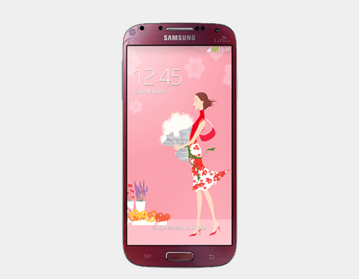 Samsung Galaxy S4 (2013) GT-I9500 16GB/2GB 5.0" GSM Factory Unlocked - Red Aurora- MyWorldPhone.com