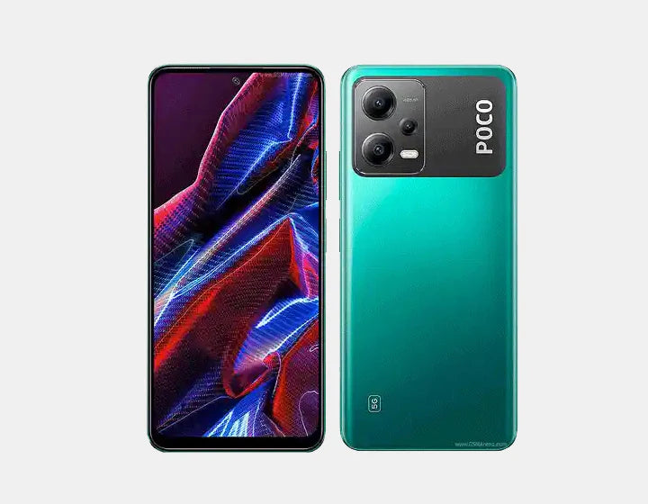 The Xiaomi Poco X5 5G is the ideal mid-range smartphone for power users on the go thanks to its lightning-fast 5G connectivity, stunning 48MP quad-camera setup, and ample storage and memory.