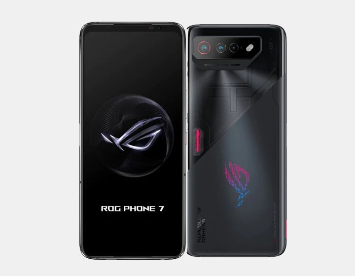 The ASUS ROG Phone 7 AI2205 5G Dual 256GB 12GB Black delivers unparalleled mobile gaming performance.