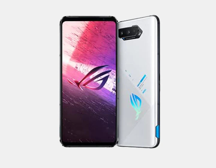 The powerful and stylish Asus ROG Phone 5S ZS676KS 128GB 12GB White enables you to maximize your gaming potential.
