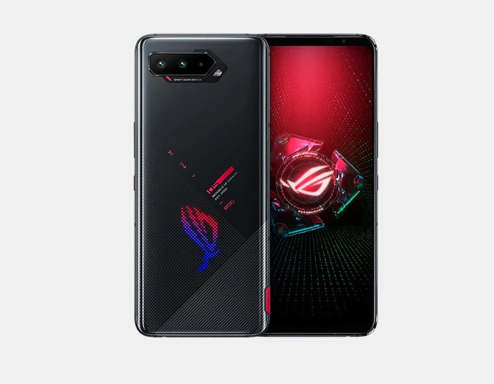 Release your gaming potential with the Asus ROG Phone 5s ZS676KS 5G 128GB 8GB Black : where state of the art innovation and striking plan crash for an unrivaled gaming experience.